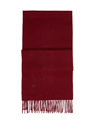 Beymen Club Burgundy Tassel Men's Wool Scarf - 4