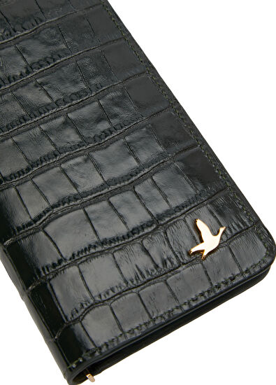 Beymen Club Yeşil Krokodil Dokulu Kadın Deri Cüzdan - 5