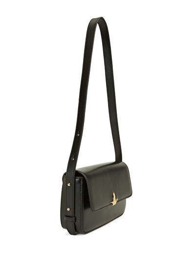 Beymen Club Black Women's Leather Shoulder Bag - 3