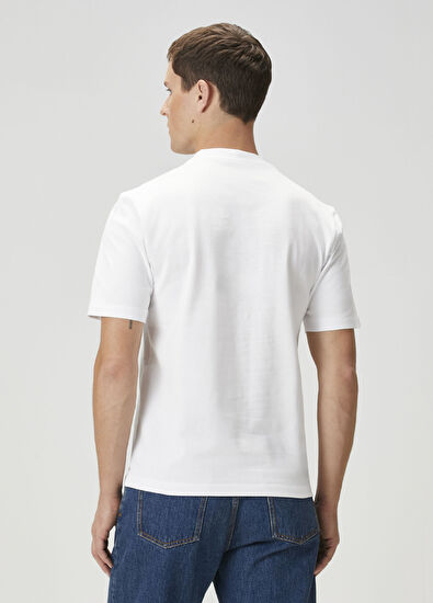 Ferragamo Beyaz Bordo T-shirt - 4