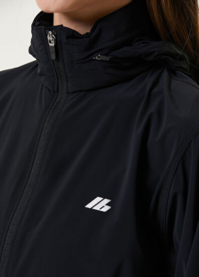 Balenciaga Siyah Logo Baskılı Ceket - 4