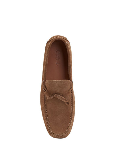 Beymen Club Mink Laces Men's Suede Driver - 4