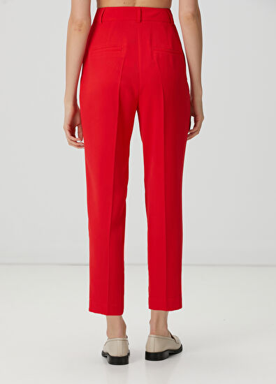 Beymen Club Pomegranate Blossom Carrot Cut Pants - 4