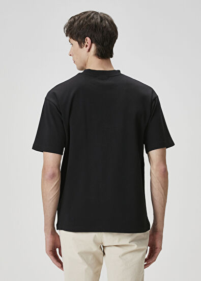 Drôle De Monsieur Siyah Logo Baskılı T-shirt - 4