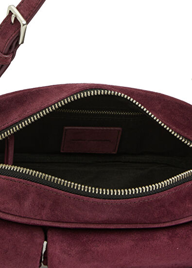 The Cargo Bordo Kadın Deri Çanta - Görsel 6