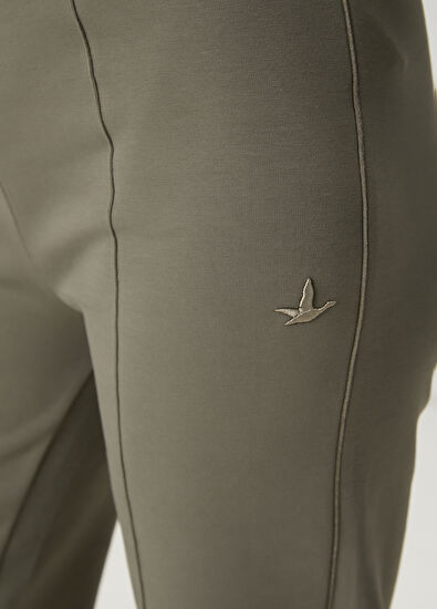 Beymen Club Yeşil Nervürlü Jersey Pantolon - 5