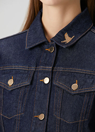 Beymen Club Navy Blue Denim Jacket - 5