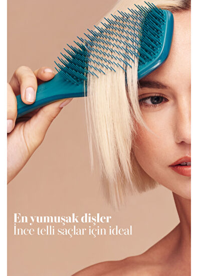 Tangle Teezer Complete Carebrush Mavi İnce Telli ve Hassas Saçlar için Saç Fırçası Tarak - 5