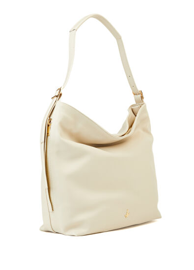 Beymen Club Bej Logolu Kadın Omuz Çantası - 3