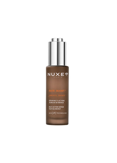 Nuxe Shower Gel 100 ml - Hair Beard Care Oil - Moisturizing Serum + Bag Men's Care Set - 3