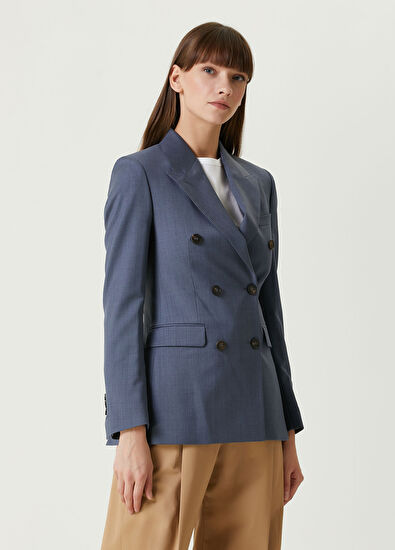 Golden Goose Koyu Gri Yün Blazer - 3