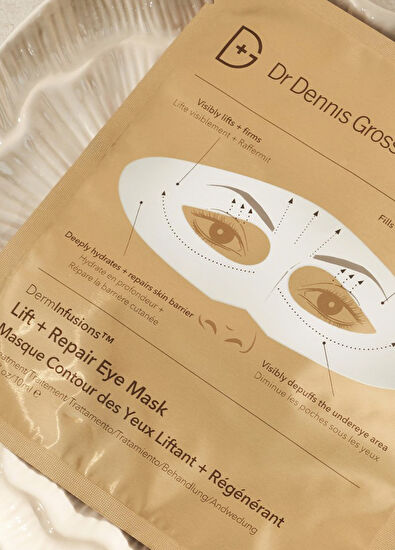 Dr. Dennis Gross DermInfusions™ Sıkılaştırıcı ve Onarıcı Kağıt Göz Maskesi  - 5