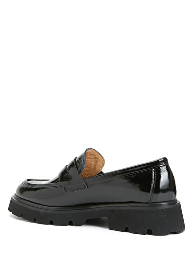 Beymen Club Black Women's Leather Loafers - 3