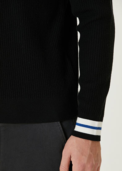 Beymen Club Black Knit Textured Sweater - 7
