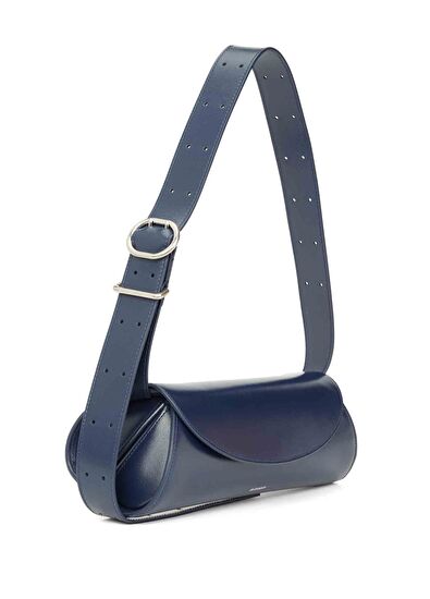 Jil Sander Cannolo Mor Kadın Deri Çanta - 3