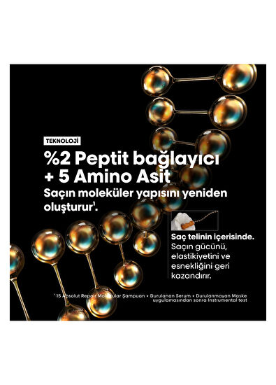 Loreal Professionnel Serie Expert Absolut Repair Molecular Tüm Yıpranmış Saçlar İçin Durulanan Saç Serumu 250 ml - 7