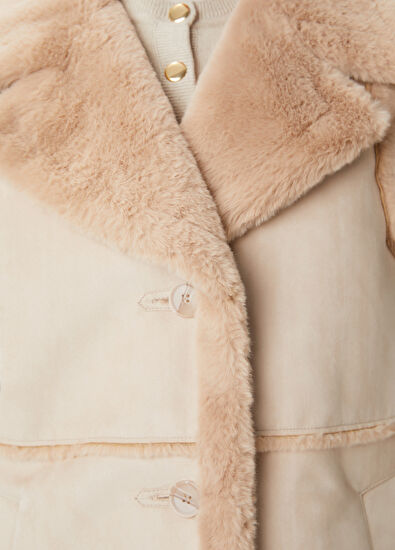 Beymen Club Stone Faux Fur Detailed Vest - 7