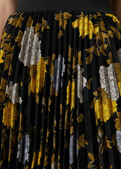 Beymen Club Black Pleated Mini Skirt - 5