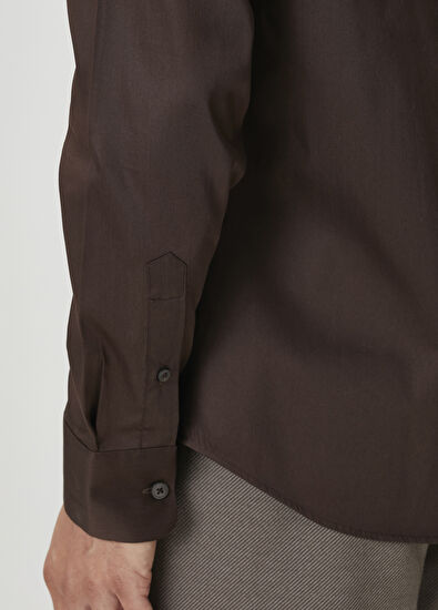 Beymen Club Slim Fit Brown Shirt - 7