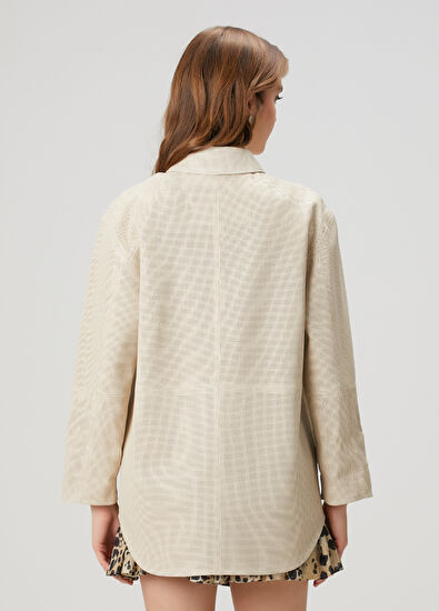 Beymen Club Beige Embroidered Jacket - 6