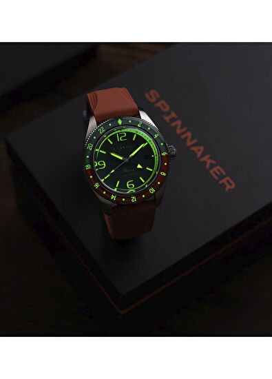 Spinnaker SP-5120-33 Çelik Yeşil Erkek Kol Saati - 6