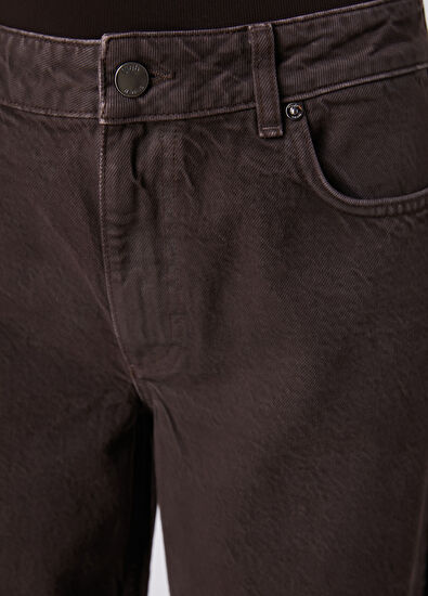 Beymen Club Brown Wide Leg Jeans - 5