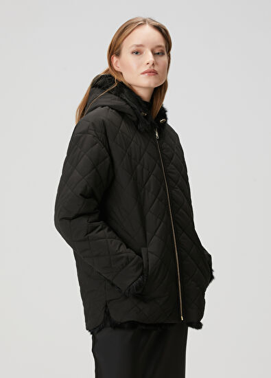 Beymen Club Black Double-Sided Leather Coat - 5