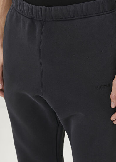 Purple Brand Siyah Logo Detaylı Eşofman Altı - 4