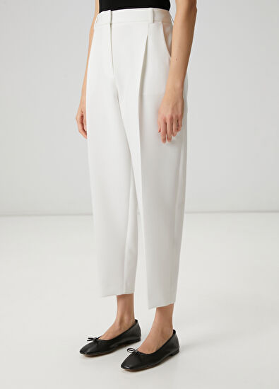 Beymen Club Kırık Beyaz Havuç Pantolon - 3