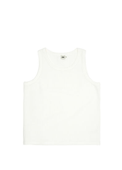 Beymen Club Beyaz Enine Ribli Atlet - 7