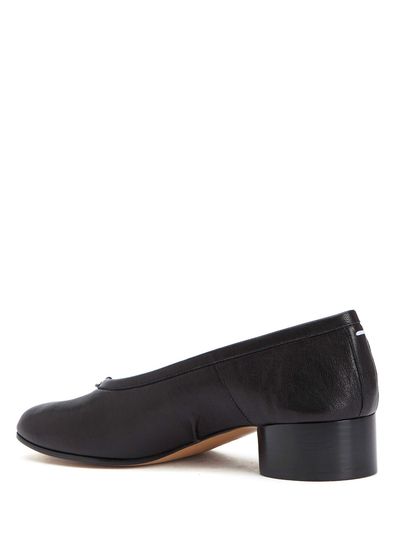 Maison Margiela Tabi Black Leather High Heels - 3