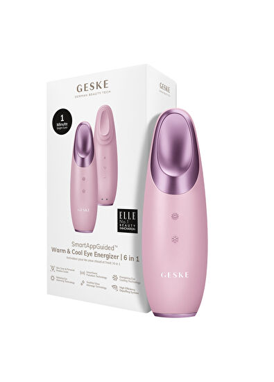 Geske Pink 6-in-1 Hot And Cold Under-Eye Revitalizing Skin Care Device - 7