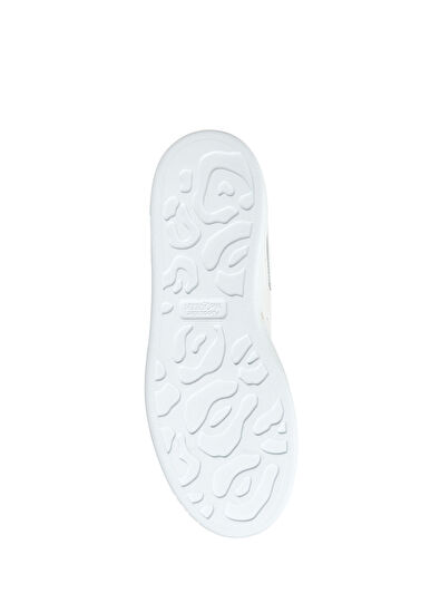 McQueen Oversized Beyaz Kadın Deri Sneaker - 5