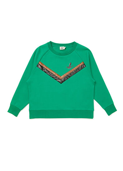 Beymen Club Yeşil Çift Şeritli Sweatshirt - 7