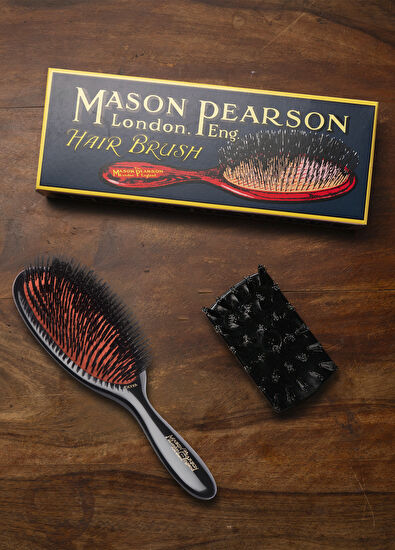 Mason Pearson Large Extra Boar Bristle B1 Dark Geniş Saç Fırçası - 3