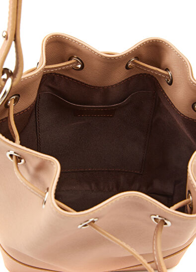 Beymen Club Bej Logolu Kadın Omuz Çantası - 5