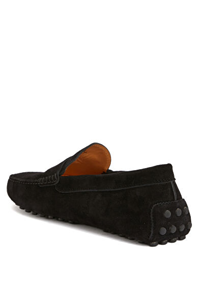 Siyah Erkek Süet Driver - Görsel 4