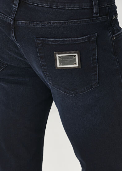 Koyu Lacivert Jean Pantolon - Görsel 7