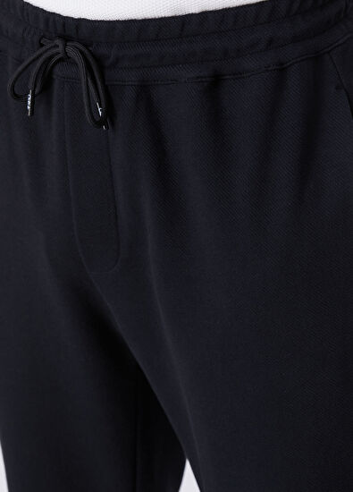 Beymen Club Black Drawcord Diagonal Textured Sweatpants - 4