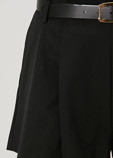 St. Agni Siyah Organik Pamuk Şort - 5