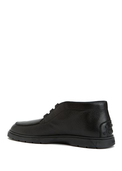 Tod's Desert Black Men's Leather Shoes - 3