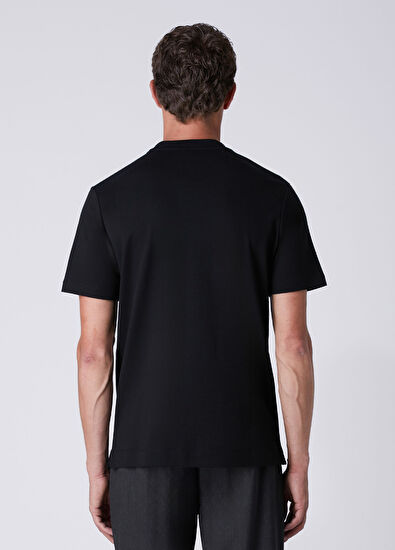 Beymen Club Basic Fit Black Compact Jersey T-Shirt - 5