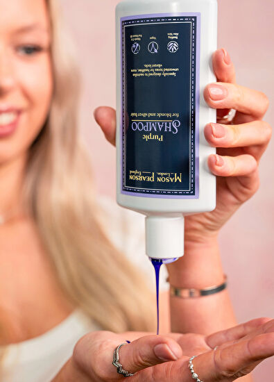 Mason Pearson Purifying & Moisturizing Purple Shampoo for Blonde and Gray Colored Hair 250 ml - 3