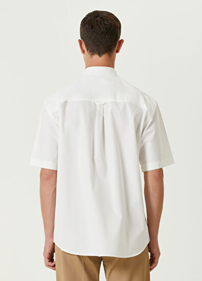 Beymen Club Beyaz Kısa Kollu Poplin Gömlek - 5
