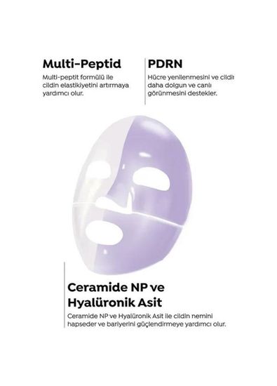 Dermal Seoul Face Peptid PDRN Hidrojel Eriyen Nemlendirici Kore Maskesi 10 x 34 gr  - 3