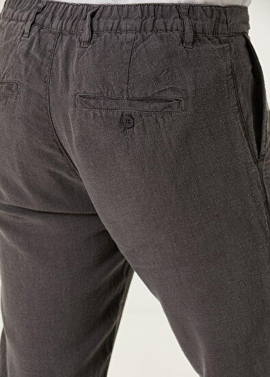 Beymen Club Grey Linen Trousers - 5