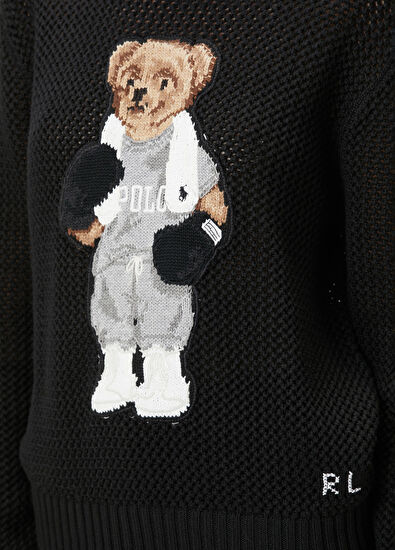 Polo Bear Siyah Kazak - Görsel 7