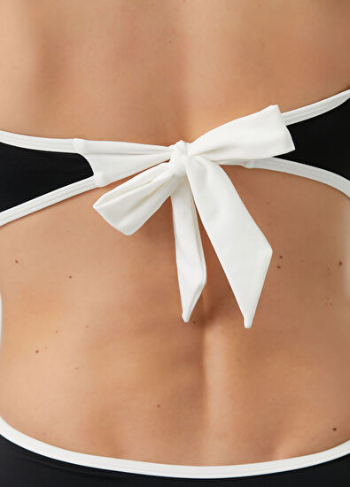 Beymen Club Black contrast piping logo swimsuit - 5