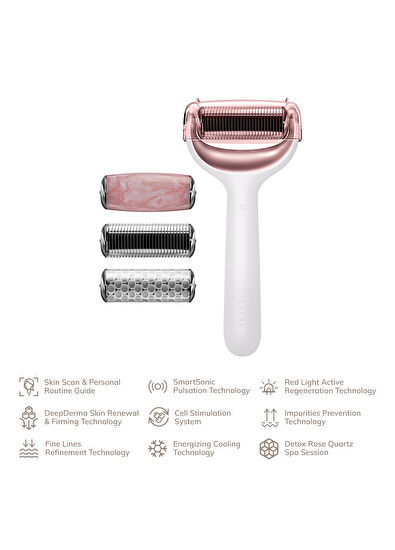 Geske MicroNeedle Face & Body Beyaz 9'u 1 Arada Mikro İğne Yüz ve Vücut Roller - 7