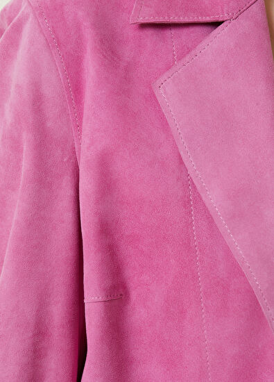 Beymen Club Pembe Süet Ceket - 4